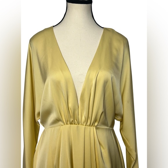 Ramy Brook new with tags women’s size size Tanya V  neck mini dress in daffodil - Picture 5 of 13